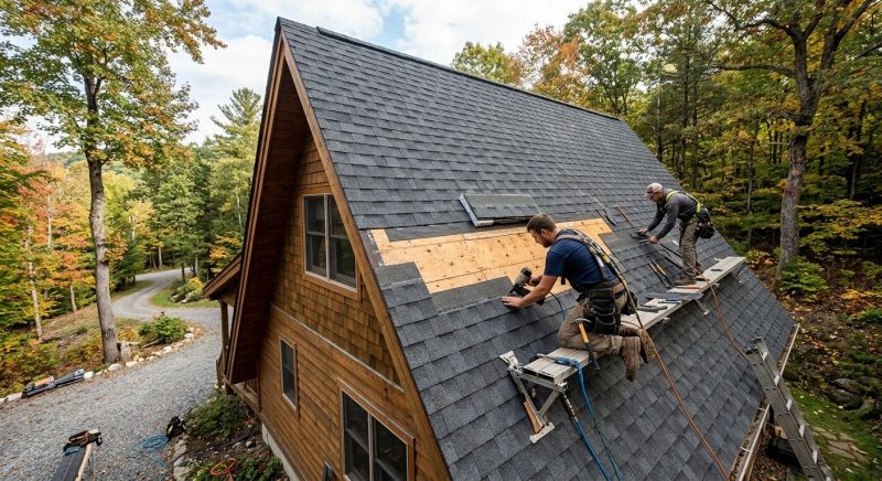 A Frame Roof Repair in Columbiana County, OH