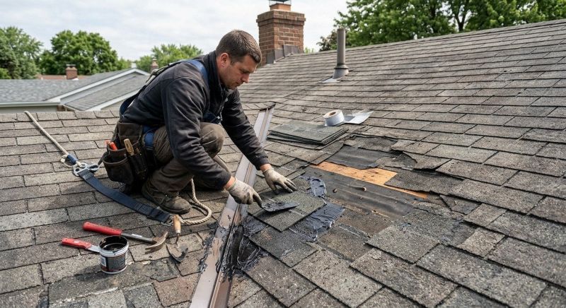 Asphalt Roof Leak Repair in New Middletown, OH