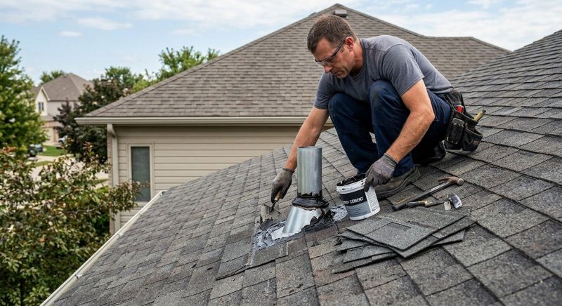 Asphalt Roof Leak Repair in Rootstown, OH