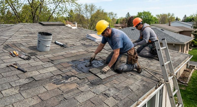 Asphalt Roof Repair in Campbell, OH