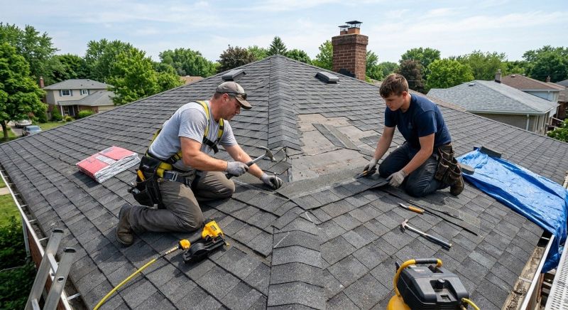 Asphalt Roof Repair in Youngstown, OH