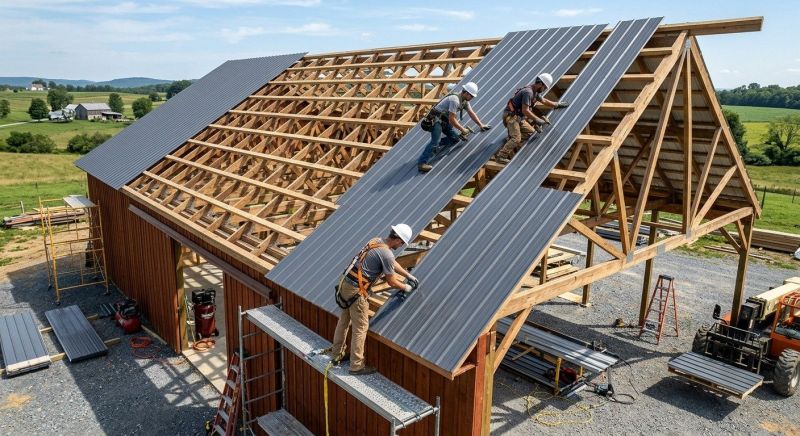 Barn Roof Construction in Columbiana County, OH
