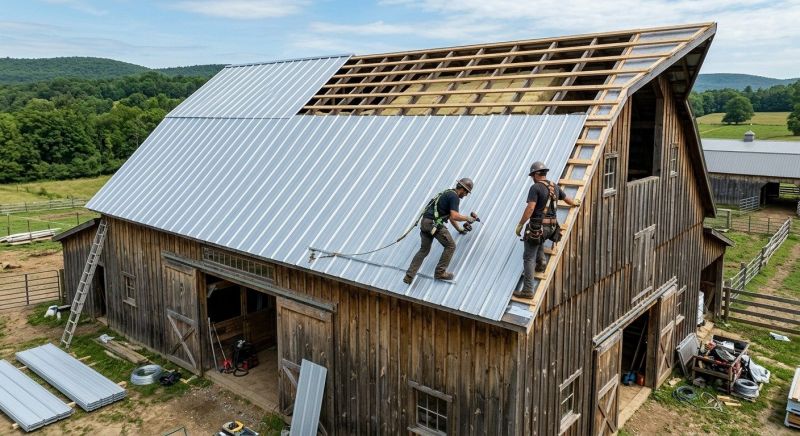 Barn Roof Construction in Columbiana County, OH