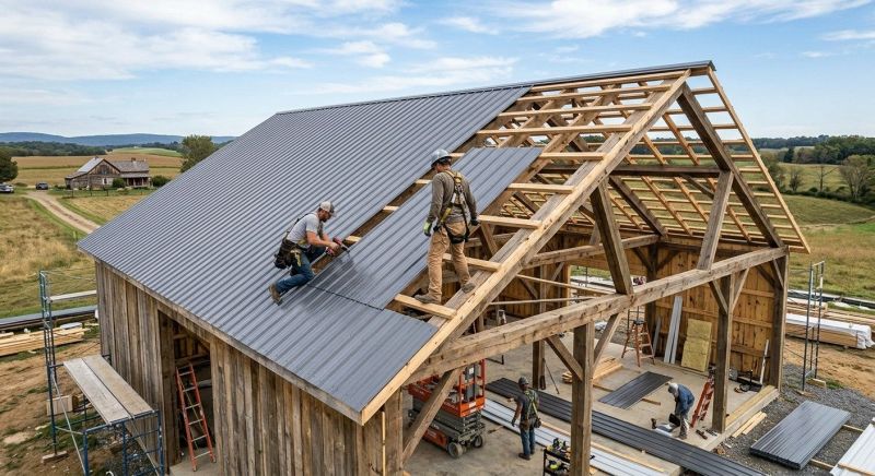 Barn Roof Construction in Columbiana County, OH
