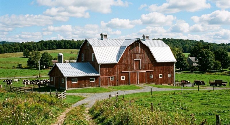 Barn Roof Replacement in Lisbon, OH