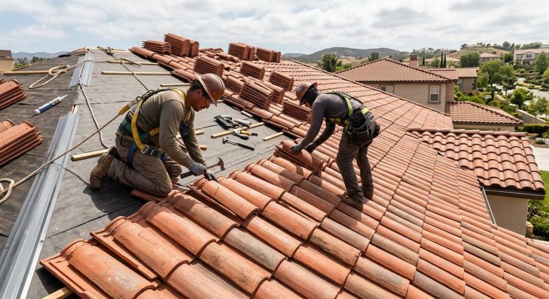 Barrel Tile Roof Installation in Columbiana County, OH