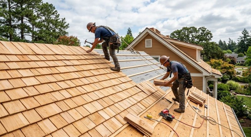 Cedar Roof Installation in Damascus, OH