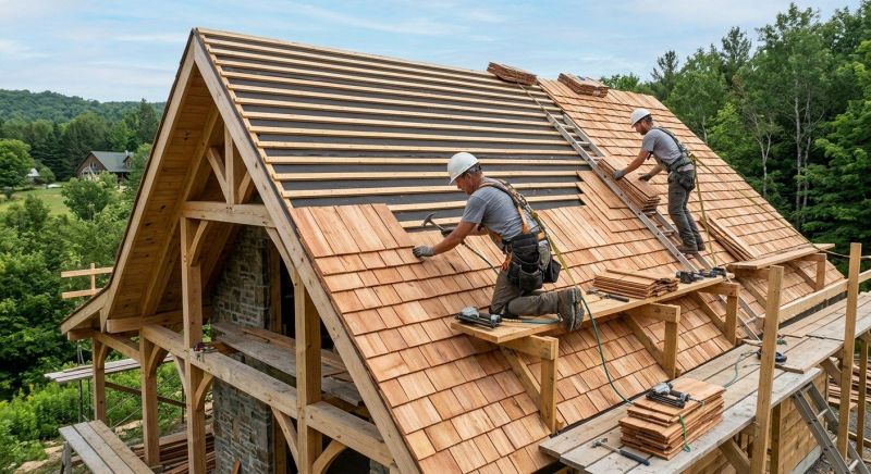 Cedar Roof Installation in Mahoning County, OH