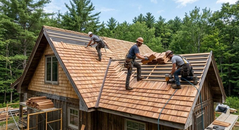 Cedar Roof Installation in Rootstown, OH