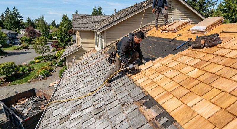 Cedar Roof Replacement in Deerfield, OH