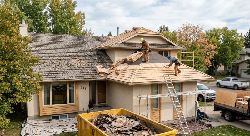 Cedar Roof Replacement in Louisville, OH