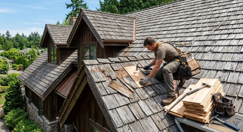 Cedar Shingles Repair in Deerfield, OH