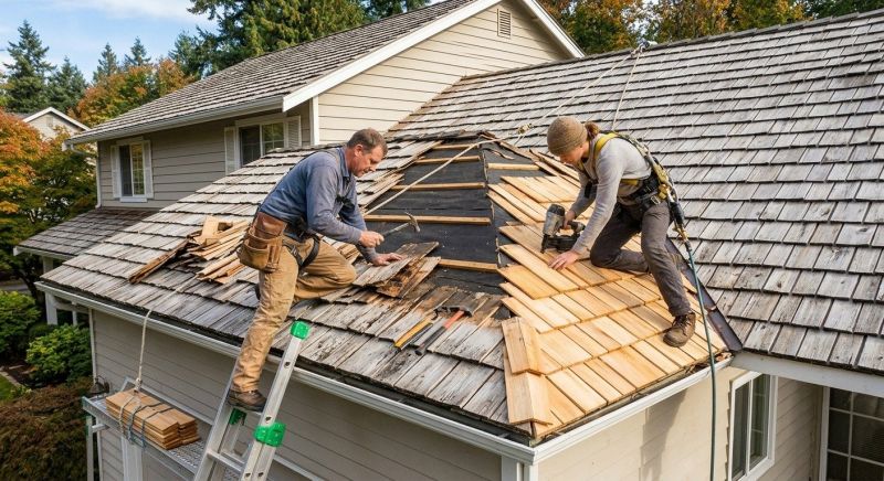 Cedar Shingles Repair in North Benton, OH