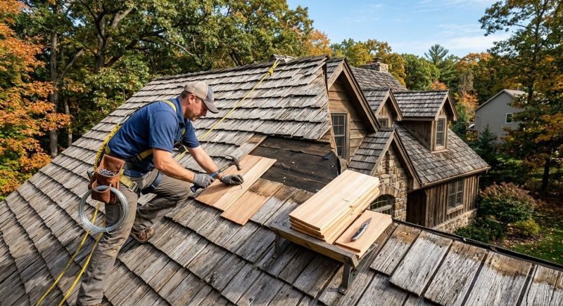 Cedar Shingles Repair in North Benton, OH