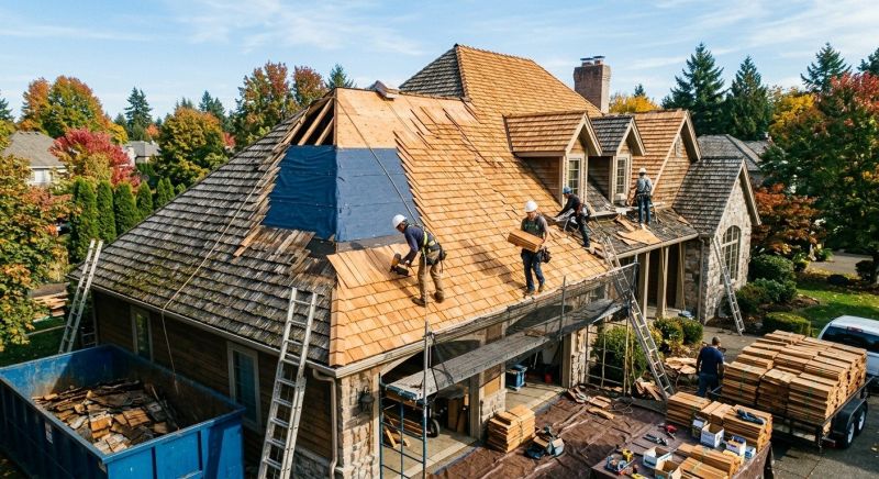 Cedar Shingles Replacement in Hartville, OH