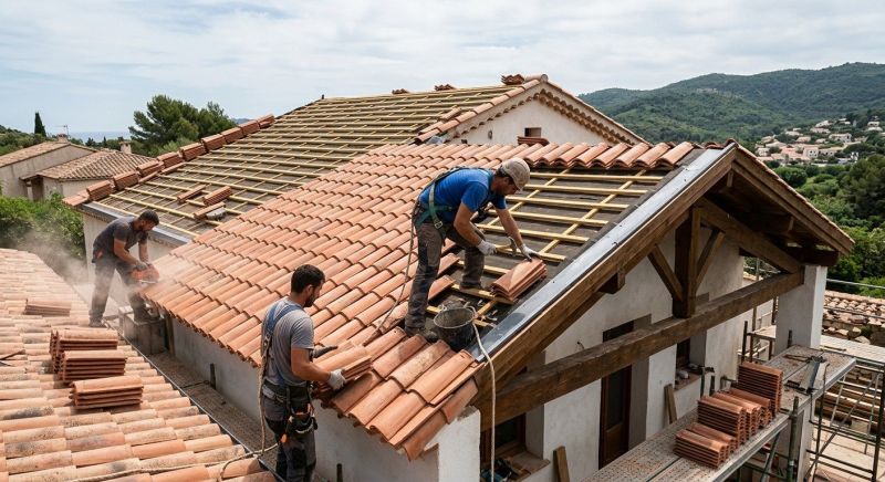 Clay Roof Installation in Beloit, OH