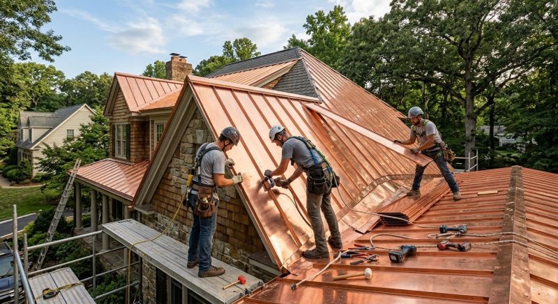Copper Roof Installation in Columbiana County, OH