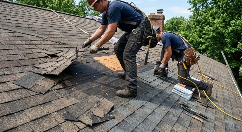 Damaged Roof Repair in Alliance, OH