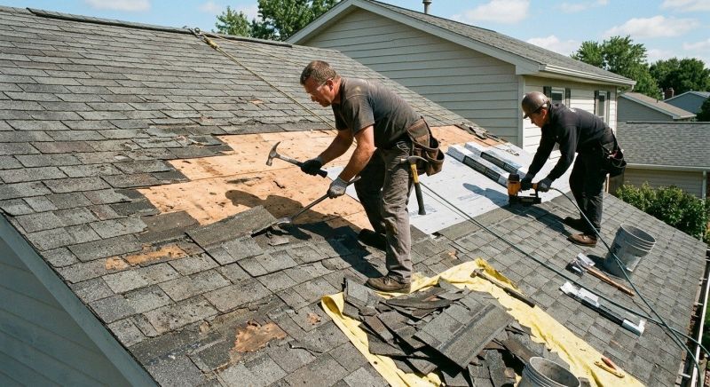 Damaged Roof Repair in Salem, OH