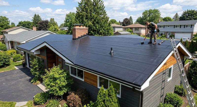 Epdm Roof Installation in Hubbard, OH