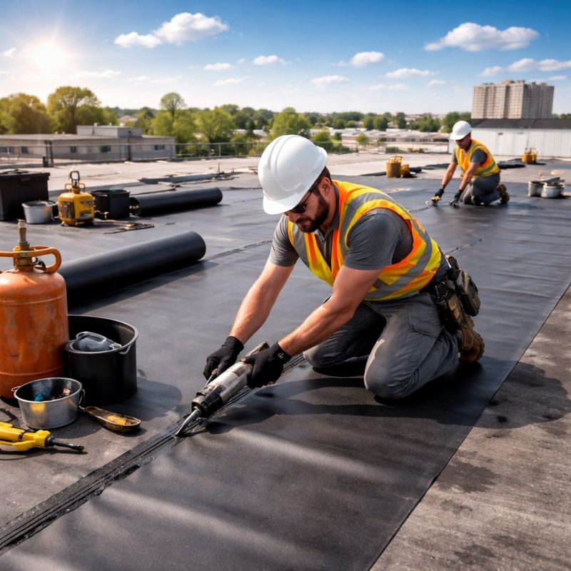 Epdm Roof Installation in Salineville, OH