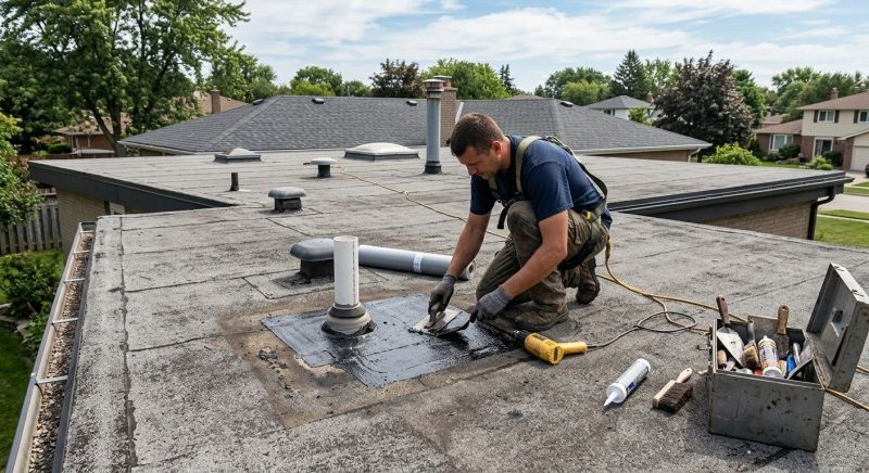 Flat Roof Repair in Alliance, OH