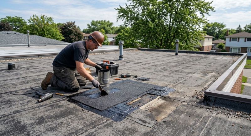 Flat Roof Repair in Lisbon, OH