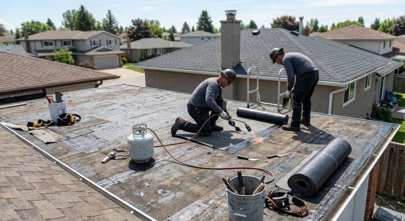 Flat Roof Repair in Mahoning County, OH