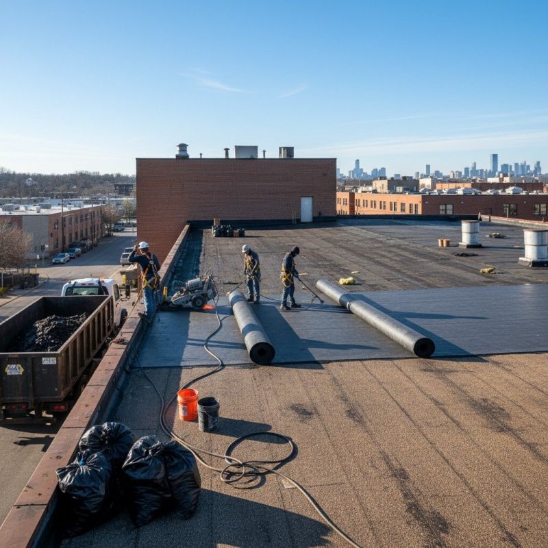 Flat Roof Replacement in Rootstown, OH