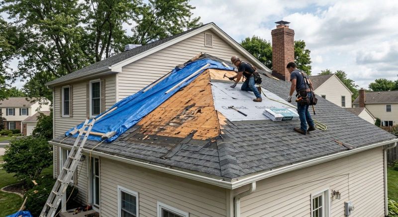 Hail Damage Roof Repair in Hartville, OH