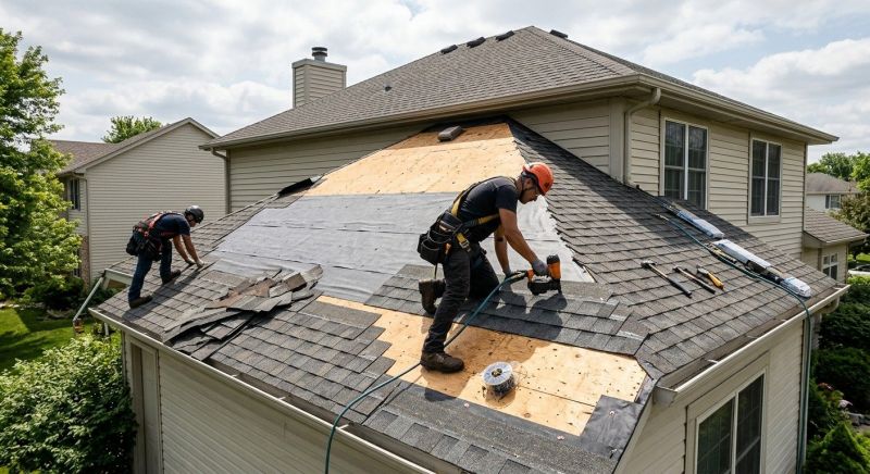 Hip Roof Shingle Replacement in Columbiana County, OH