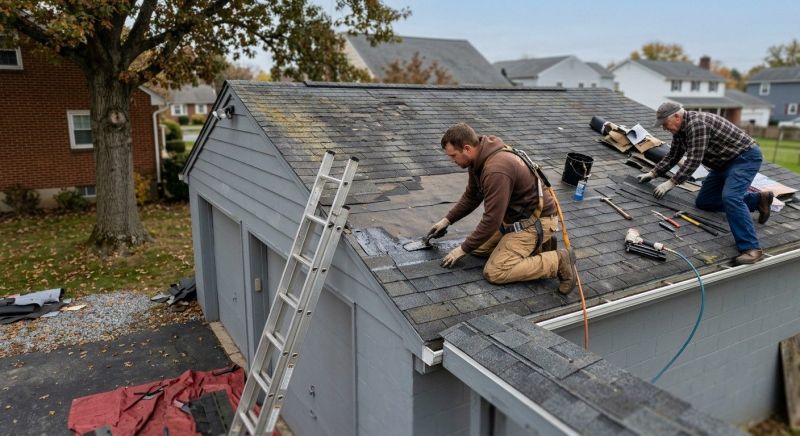 House Roof Repair in Deerfield, OH