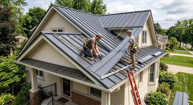 Metal Roof Installation in Campbell, OH