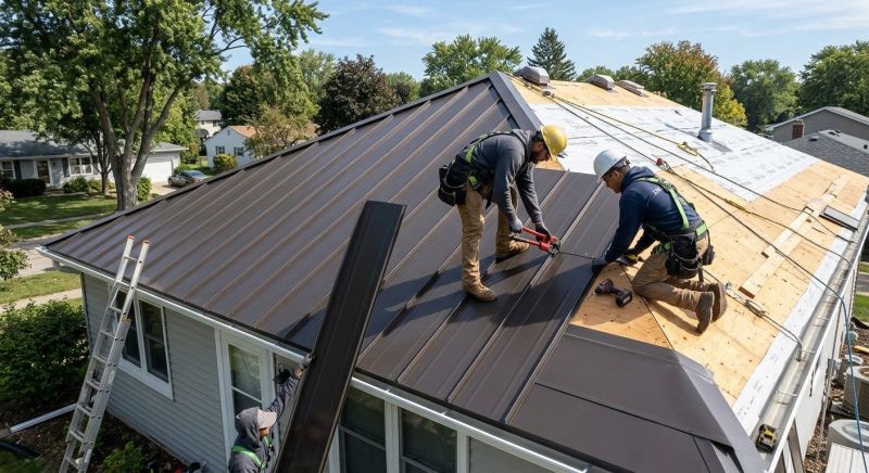 Metal Roof Installation in Kensington, OH