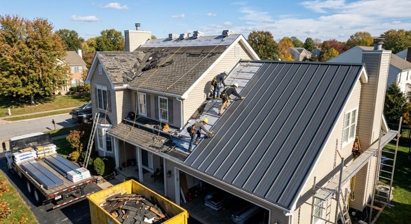 Metal Roof Replacement in Louisville, OH