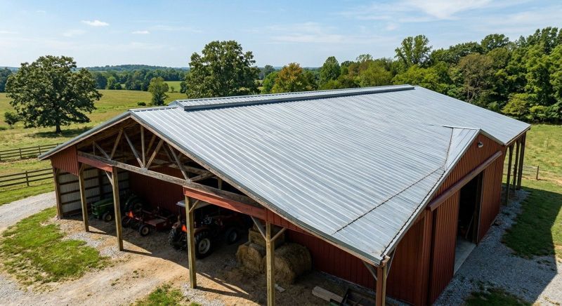 Pole Barn Roof Repair in Kensington, OH