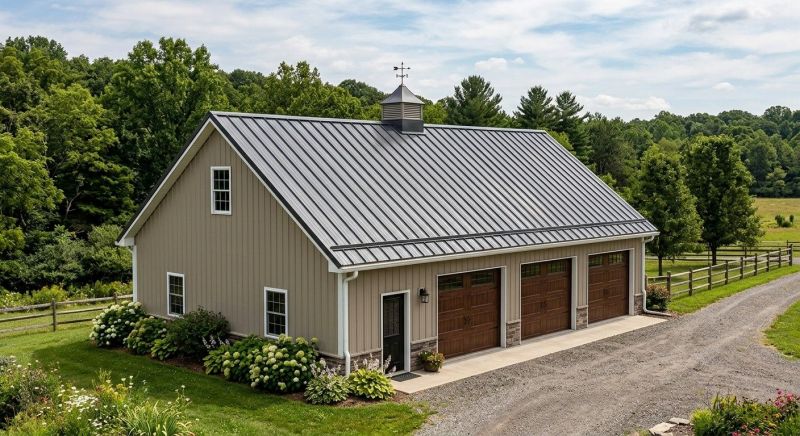 Pole Barn Roof Repair in Louisville, OH
