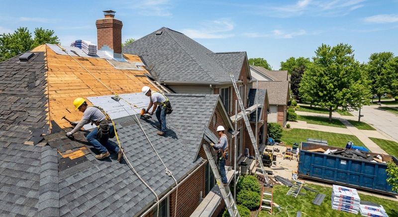 Residential Roof Replacement in Campbell, OH
