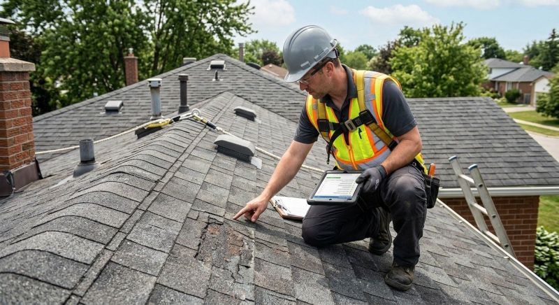 Roof Damage Inspection in Damascus, OH