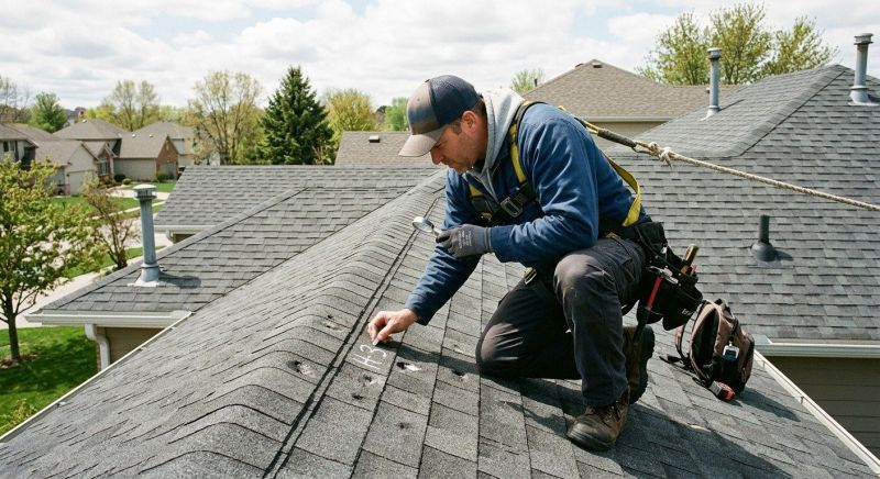 Roof Damage Inspection in Damascus, OH