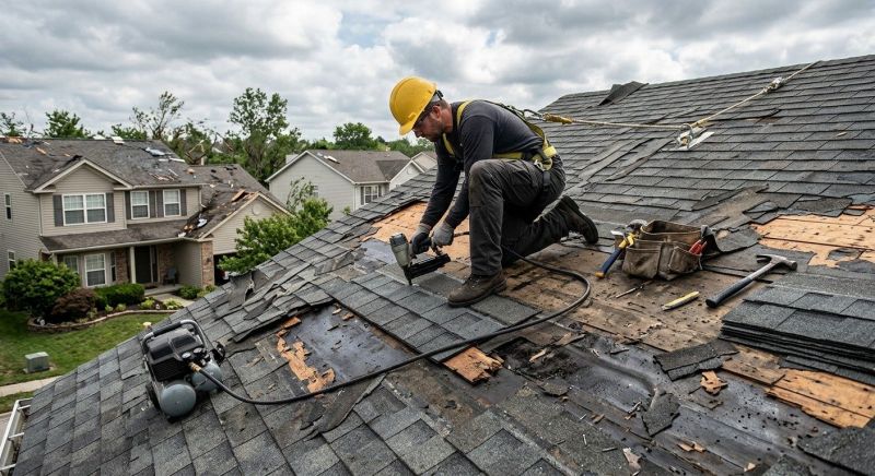 Roof Damage Repair in East Liverpool, OH