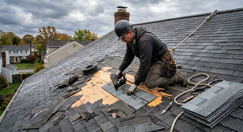 Roof Damage Restoration in Beloit, OH