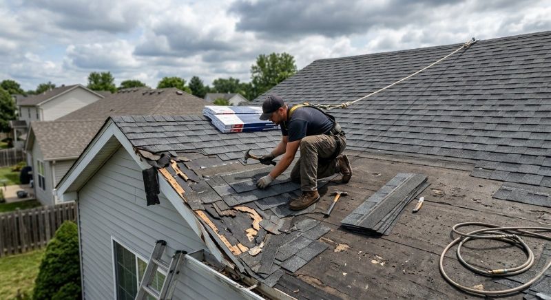Roof Damage Restoration in Rootstown, OH