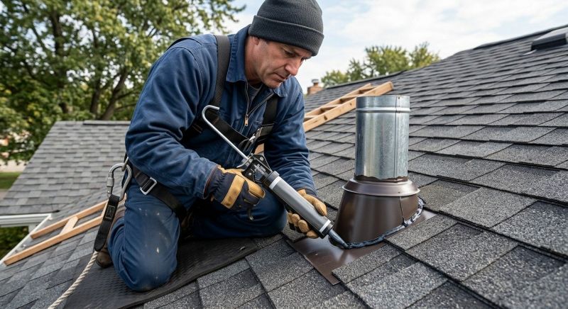 Roof Vent Flashing Repair in Columbiana County, OH