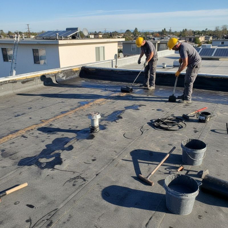 Rubber Roof Repair in Rootstown, OH