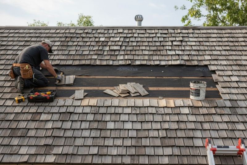 Shake Shingle Repair in Hartville, OH