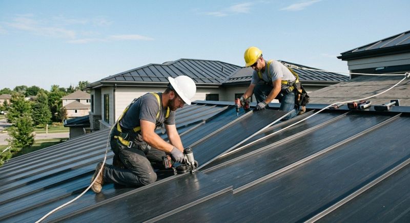 Sheet Roofing Installation in Hartville, OH