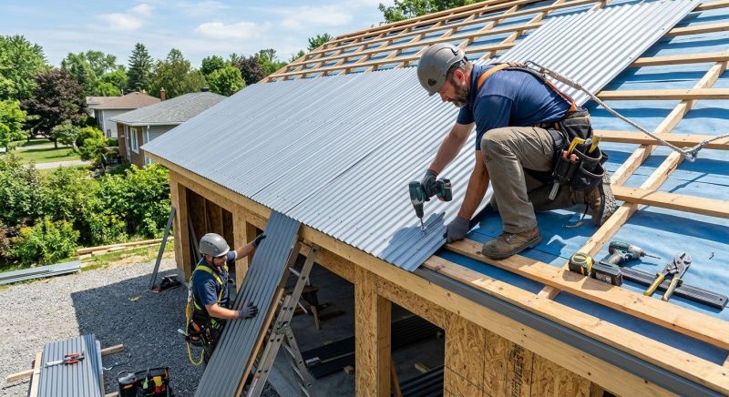 Sheet Roofing Installation in Lisbon, OH
