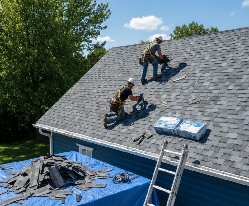 Shingle Roof Replacement in Salineville, OH