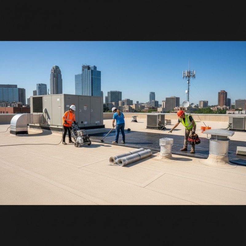 Single Ply Roof Repair in Damascus, OH